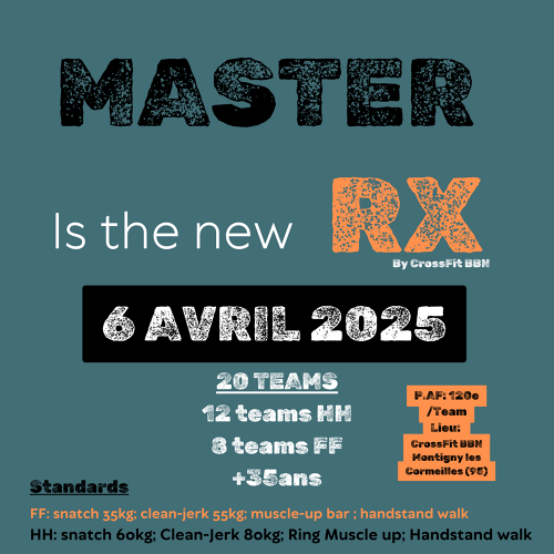 Master is the new RX